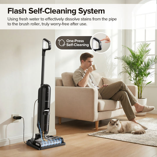 lubluelu T6 Wet Dry Vacuum with Hassle-Free Floor Care