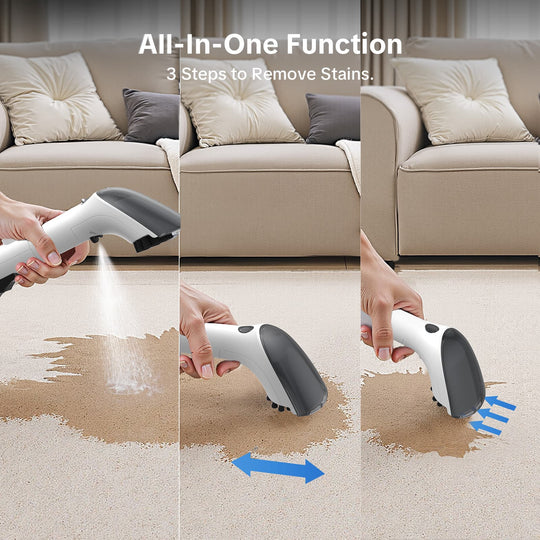 lubluelu V9 Portable Upholstery & Spot Cleaner - Cold, Hot & Steam Modes