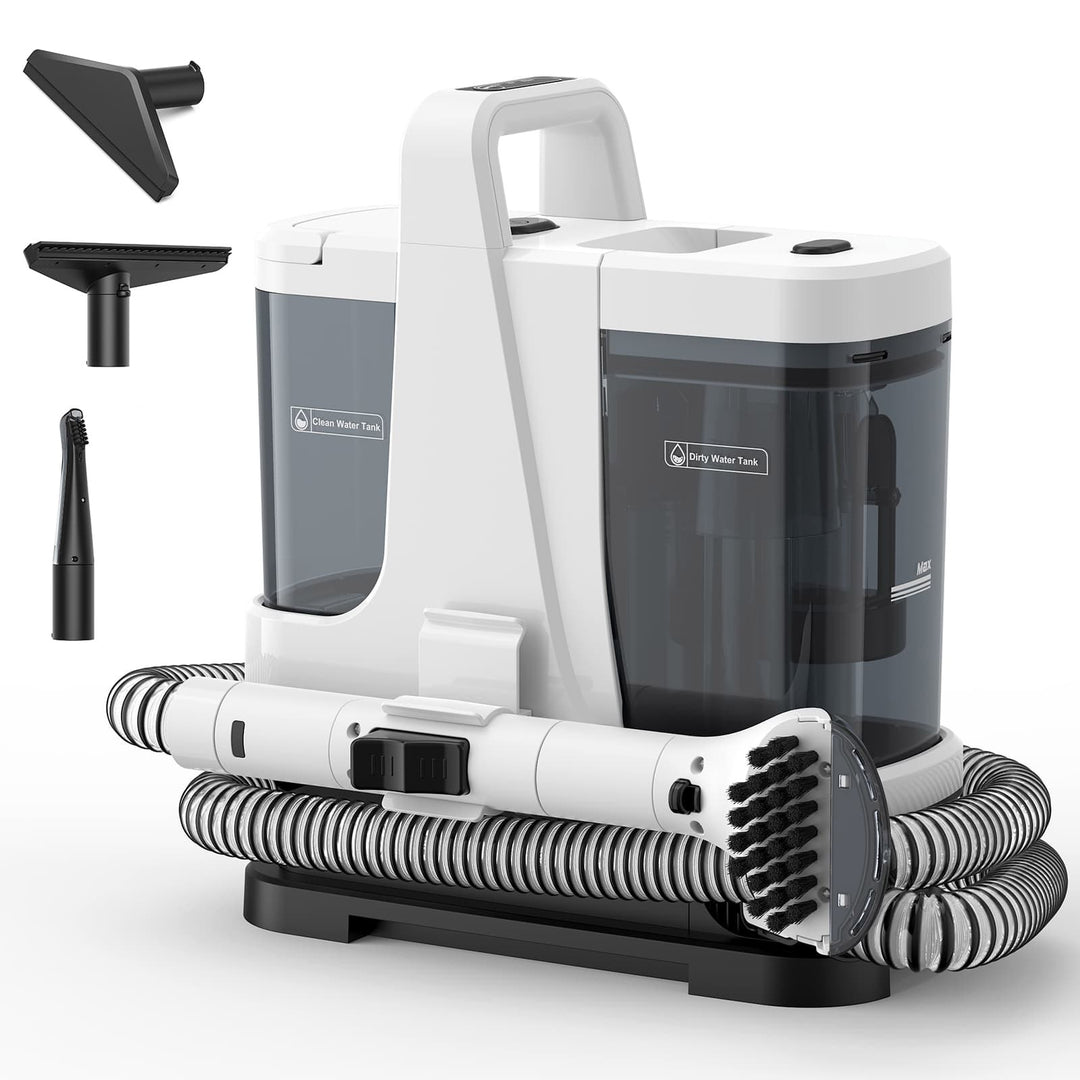 lubluelu V9 Portable Upholstery & Spot Cleaner - Cold, Hot & Steam Modes