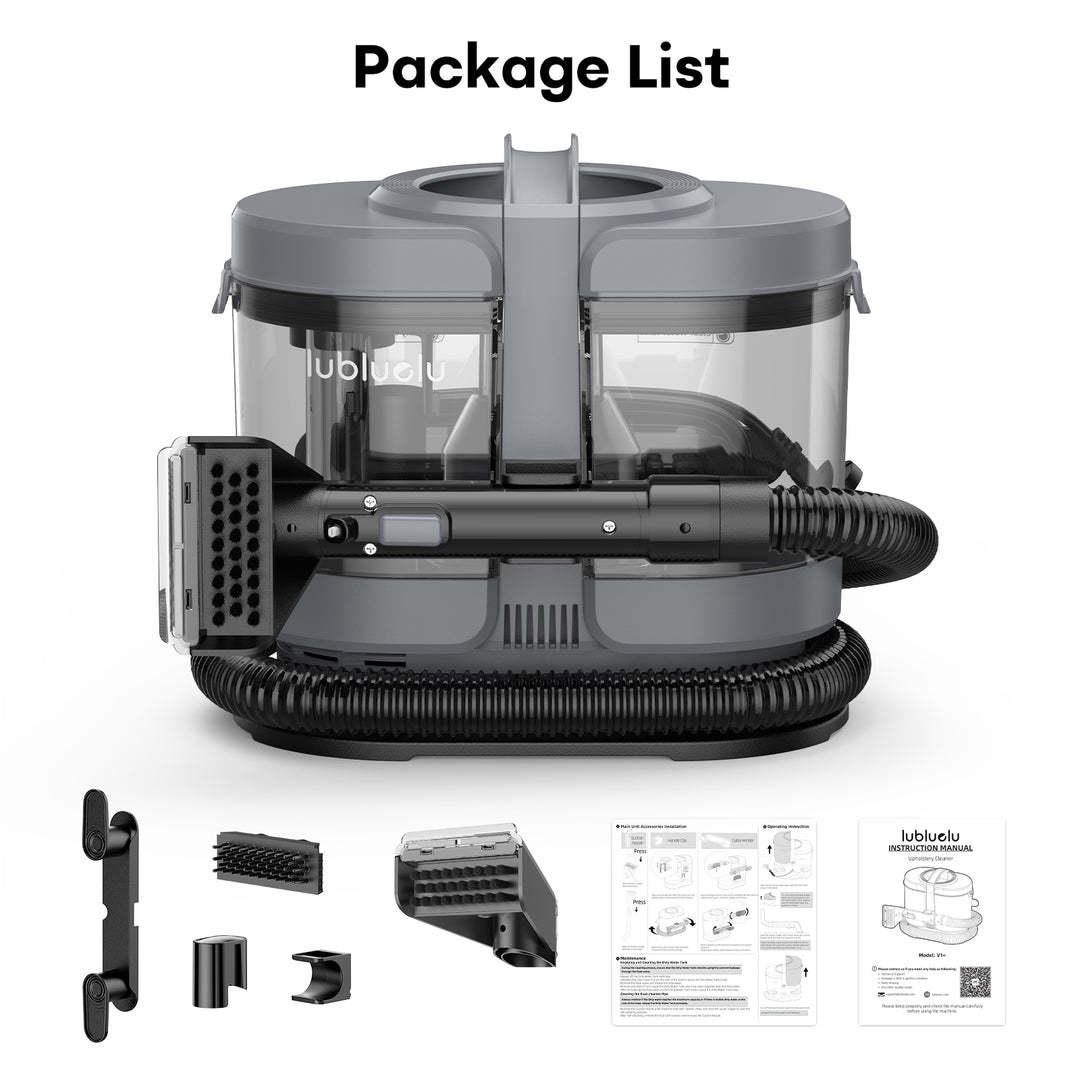 lubluelu V1+ Portable Carpet & Upholstery Cleaner