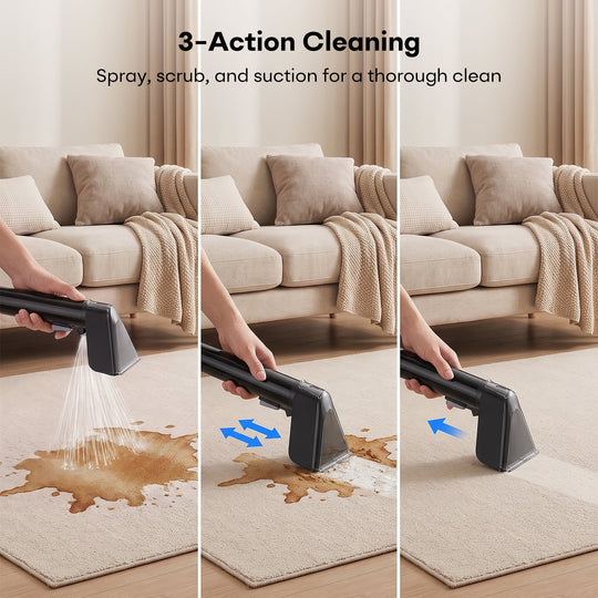 lubluelu V1+ Portable Carpet & Upholstery Cleaner