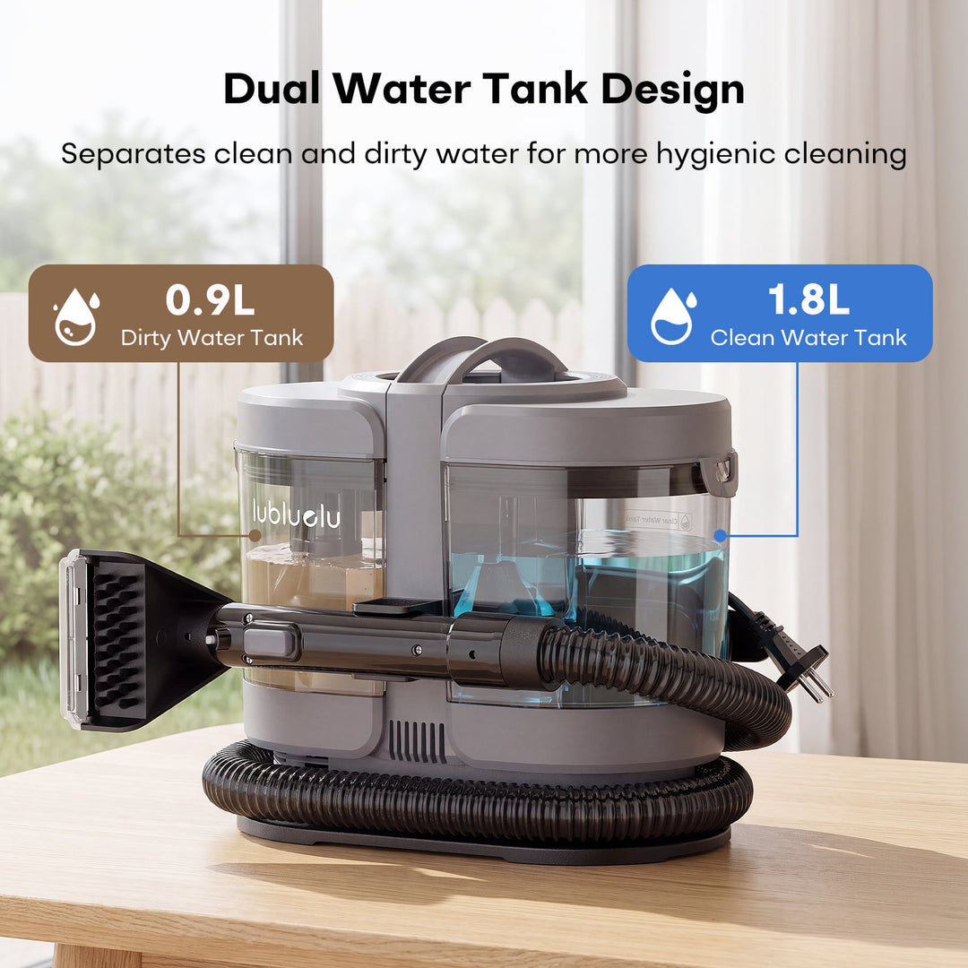 lubluelu V1+ Portable Carpet & Upholstery Cleaner