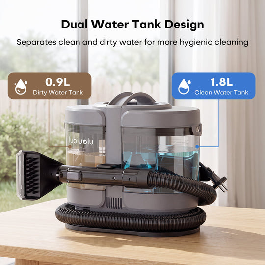 lubluelu V1+ Portable Carpet & Upholstery Cleaner