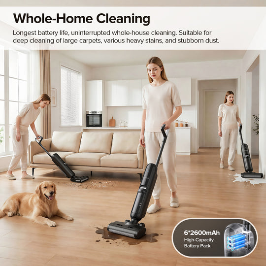 lubluelu T6 Wet Dry Vacuum with Hassle-Free Floor Care