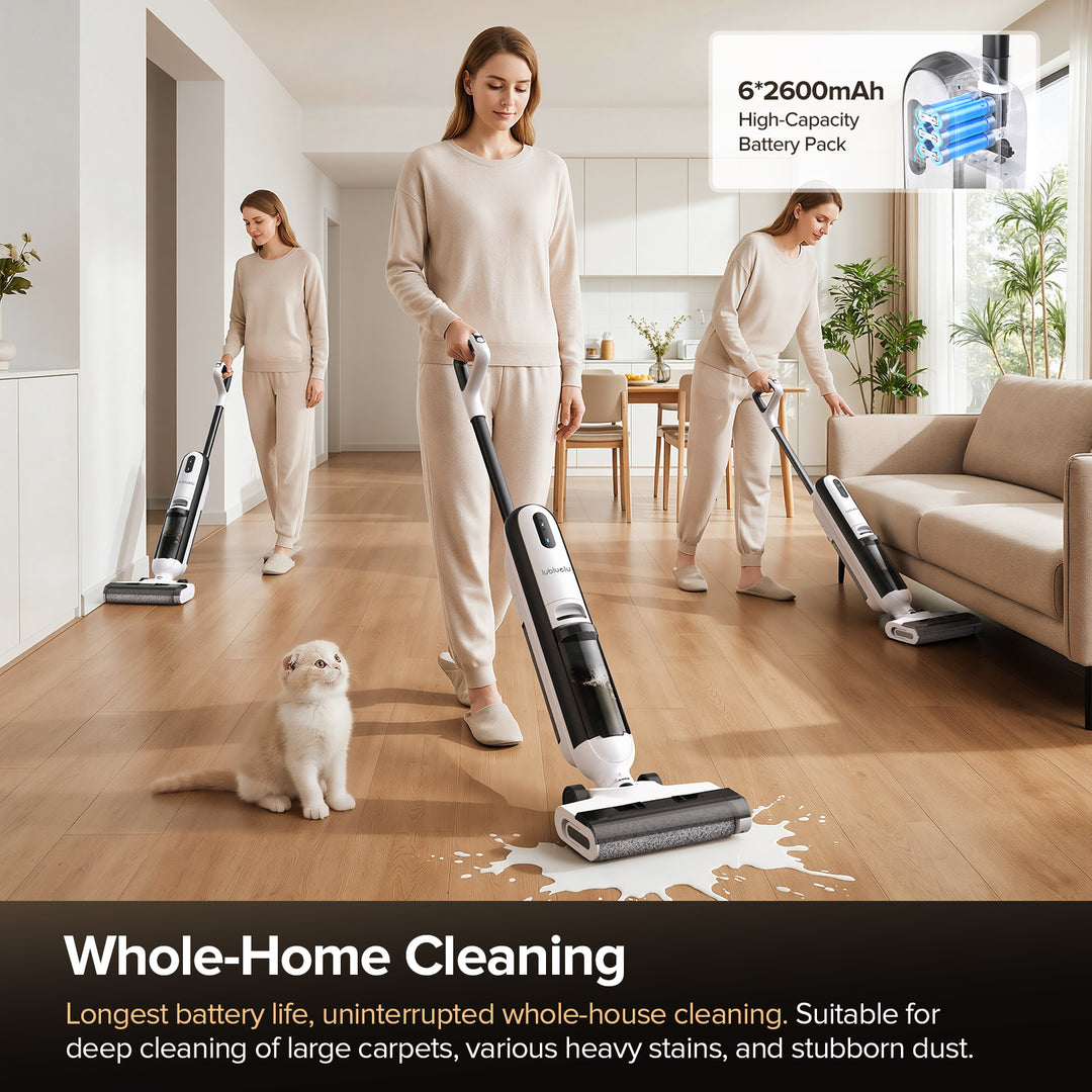lubluelu T6 Wet Dry Vacuum with Hassle-Free Floor Care