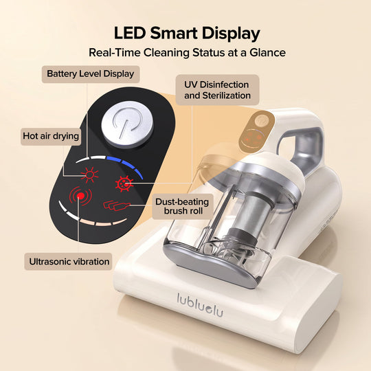 lubluelu CM210 Cordless Anti-Mite Mattress Vacuum Cleaner