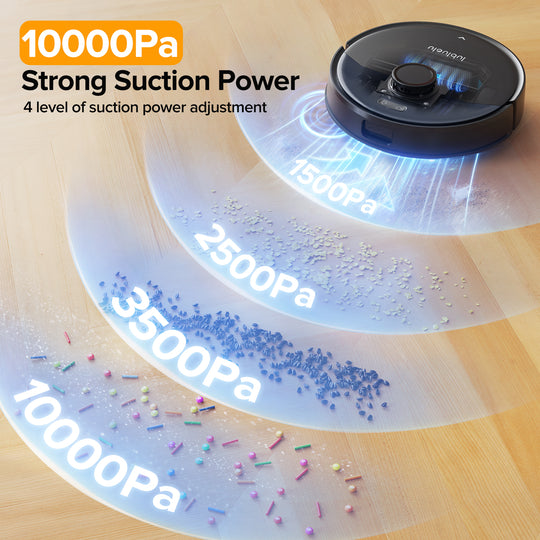 Strong Suction Power 4 level of suction power adjustment