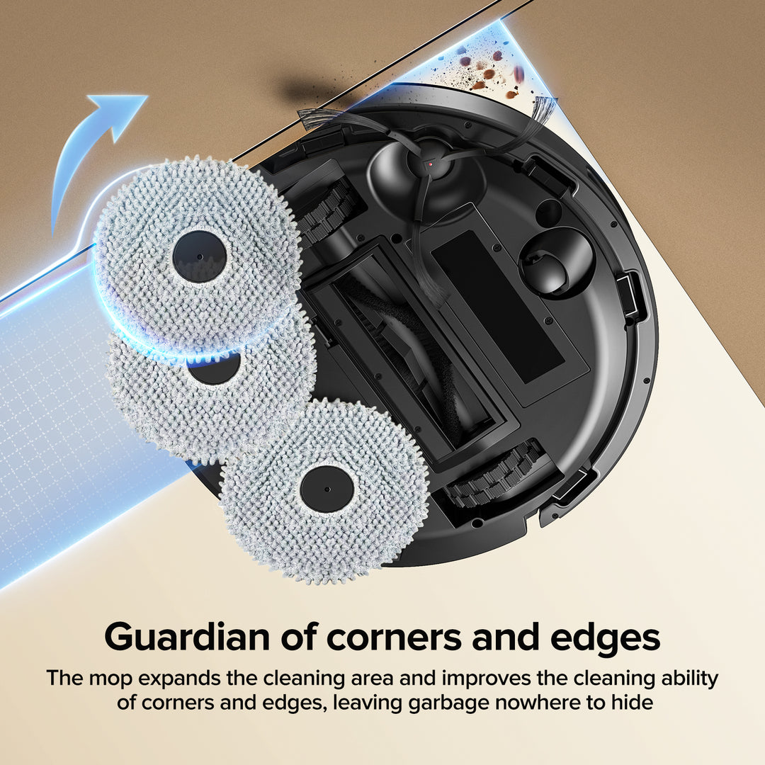 Smart MopTech: Auto-Lift,Edge Extension