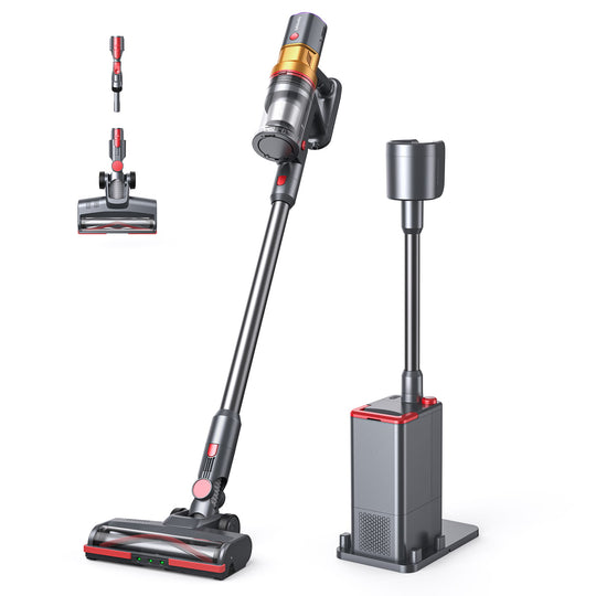 lubluelu X1000 Cordless Vacuum Cleaner with 2.5L Self-Emptying Dust Station