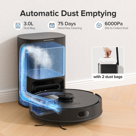 lubluelu L15 Max - L15 Ultra Robot Vacuum with 3L Automatic Suction Station