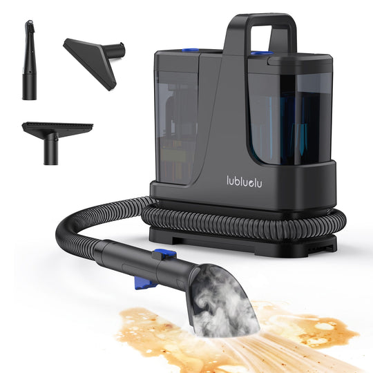 lubluelu V9 Portable Upholstery & Spot Cleaner - Cold, Hot & Steam Modes